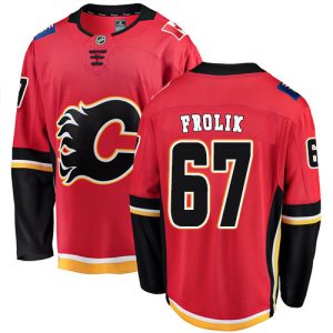 Herren Calgary Flames Eishockey Trikot Michael Frolik #67 Breakaway Rot Fanatics Branded Heim